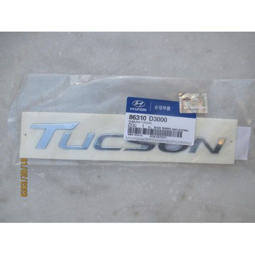 AMBLEM TUCSON YAZI LOGO HYUNDAI TUCSON 2016-2024